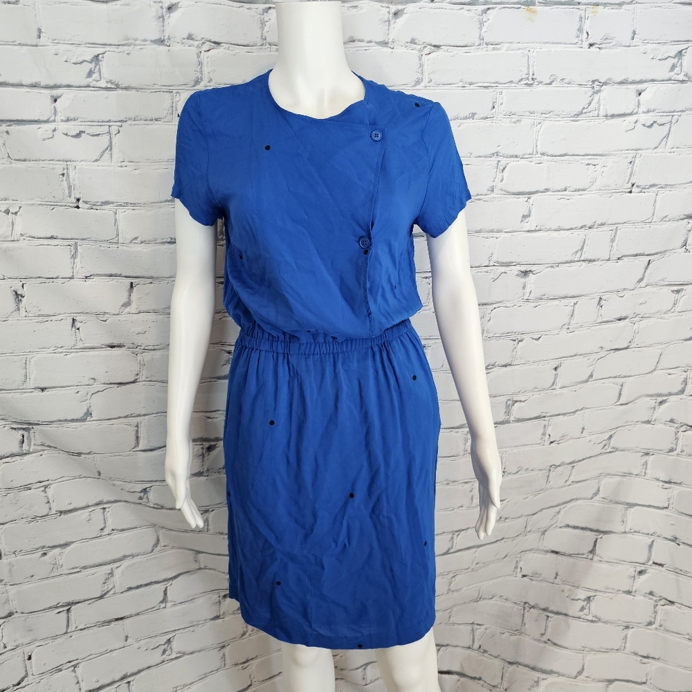 Galeries Lafayette Blue Dot Dress